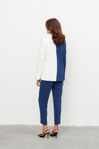 Брюки, жакет KaVaRi 8052 синий - фото 5