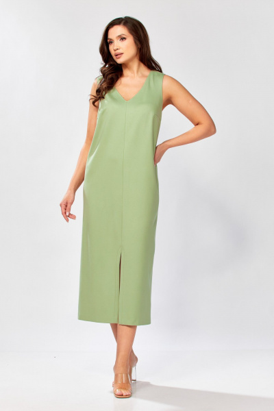 Блуза, платье KaVaRi 8062.2 олива - фото 10