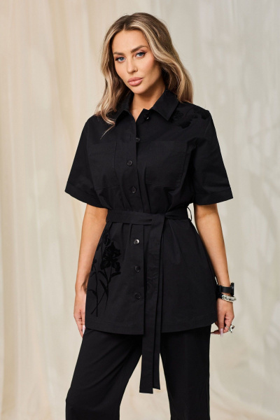 Блуза, брюки Golden Valley 6704 черный - фото 3