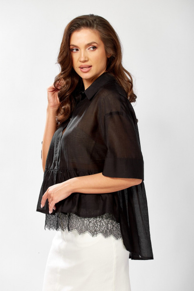 Блуза KaVaRi 429 черный - фото 8