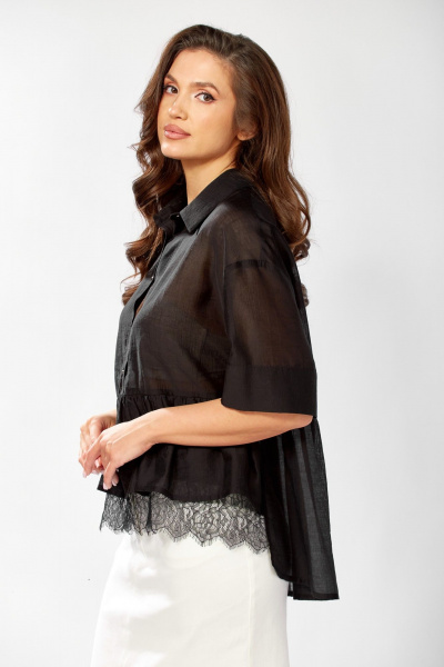 Блуза KaVaRi 429 черный - фото 7