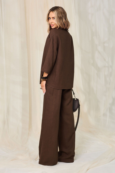 Блуза, брюки Golden Valley 6759 коричневый - фото 2