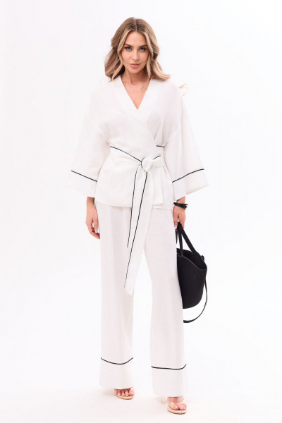Блуза, брюки Golden Valley 6764 белый - фото 1