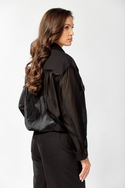 Брюки, бомбер KaVaRi 8059 черный - фото 8