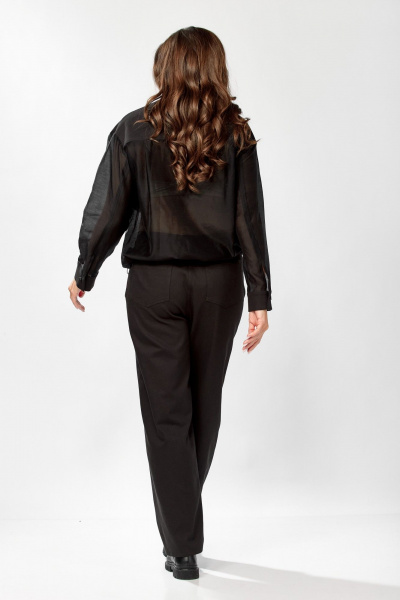 Брюки, бомбер KaVaRi 8059 черный - фото 7