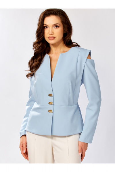 Жакет KaVaRi 6010.1 голубой - фото 1