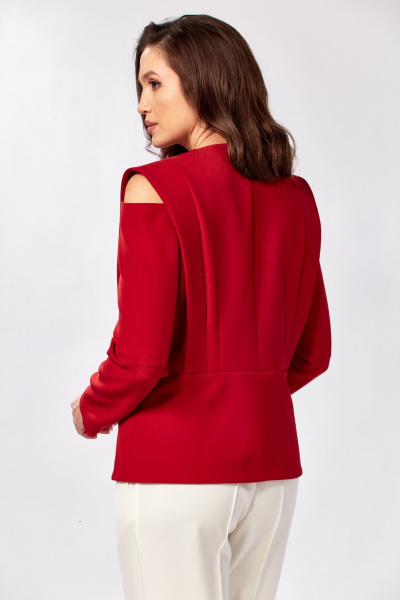 Жакет KaVaRi 6010 красный - фото 6