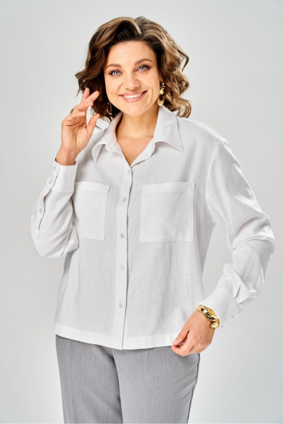 Рубашка KaVaRi 4031 белый - фото 6