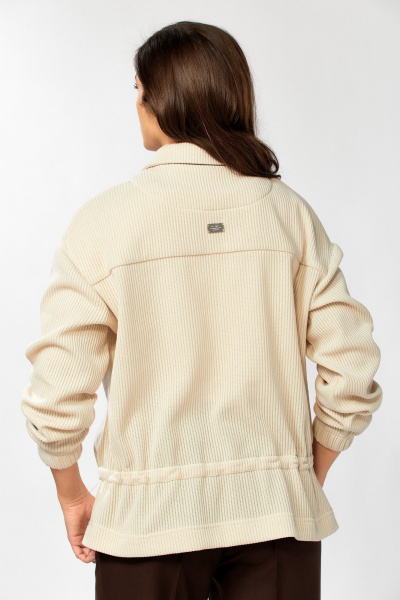 Брюки, бомбер KaVaRi 8063 молоко-шоколад - фото 9