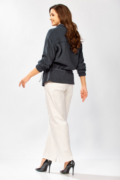 Бомбер KaVaRi 6011 темно-серый - фото 4