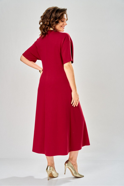 Платье KaVaRi 1138.1 красный - фото 6