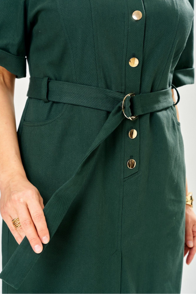 Платье KaVaRi 1147.1 зеленый - фото 10