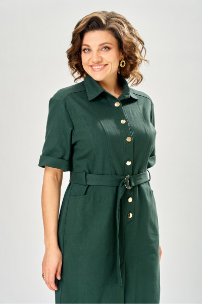 Платье KaVaRi 1147.1 зеленый - фото 8