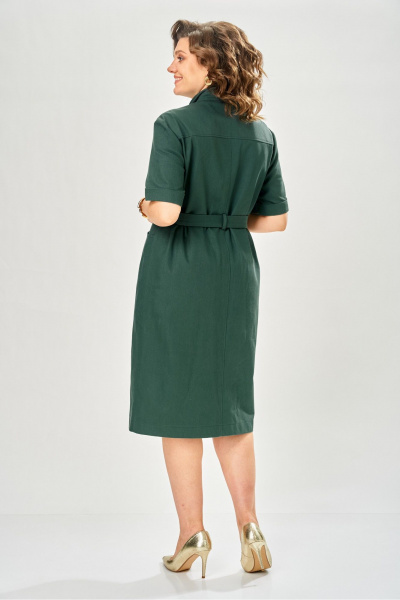 Платье KaVaRi 1147.1 зеленый - фото 6