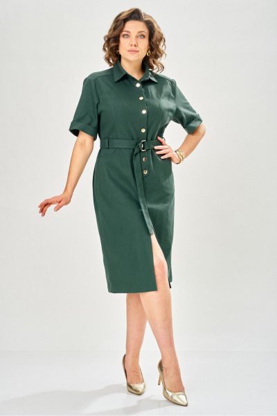 Платье KaVaRi 1147.1 зеленый - фото 2