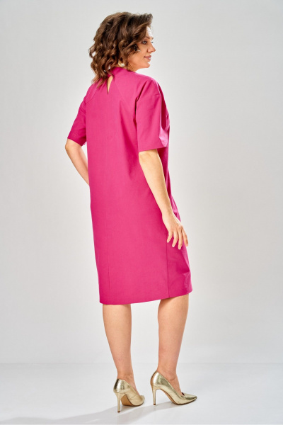 Платье KaVaRi 1148 фуксия - фото 8