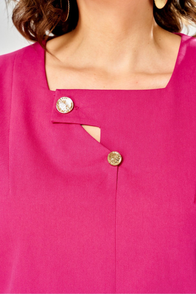 Платье KaVaRi 1148 фуксия - фото 7