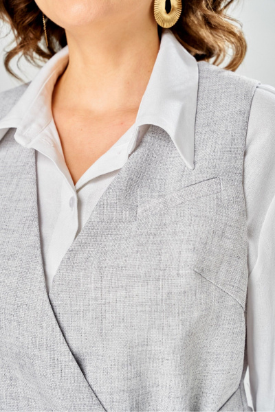 Жилет KaVaRi 5007 светло-розовый - фото 8