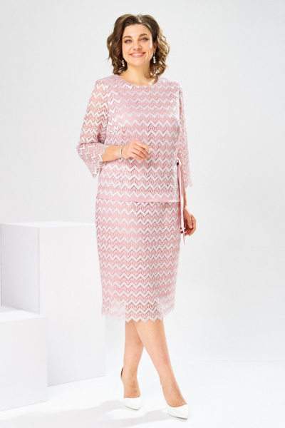 Платье Romanovich Style 1-2894 розовый - фото 1