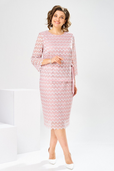 Платье Romanovich Style 1-2894 розовый - фото 2