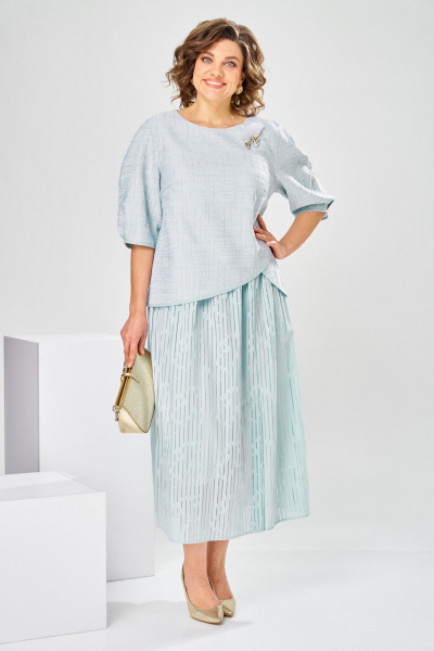 Платье Romanovich Style 1-2913 голубой - фото 1