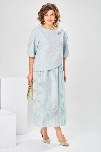 Платье Romanovich Style 1-2913 голубой - фото 2
