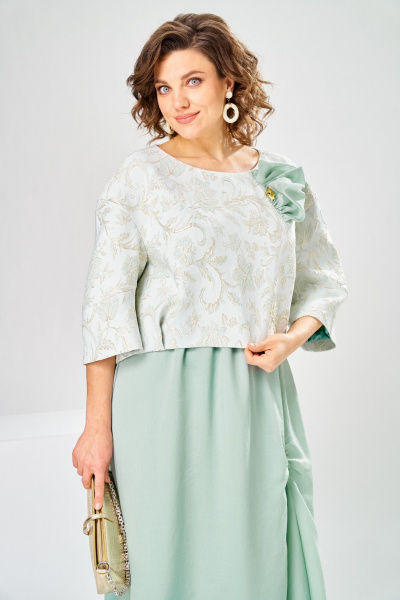Платье Romanovich Style 1-2915 мята - фото 7