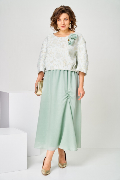 Платье Romanovich Style 1-2915 мята - фото 3