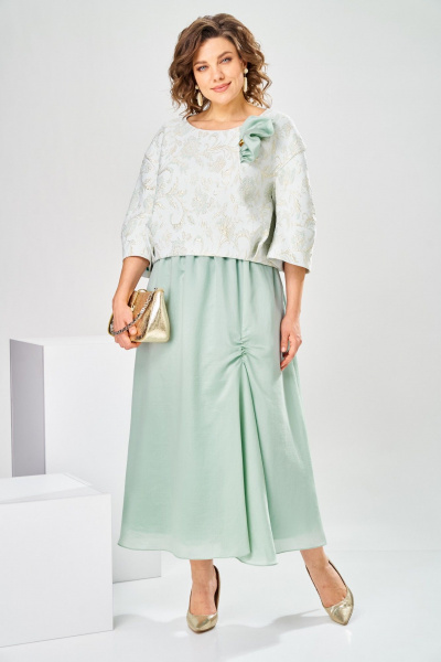 Платье Romanovich Style 1-2915 мята - фото 2