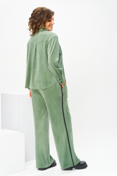 Брюки, жакет Romanovich Style 2-2857 оливковый - фото 10