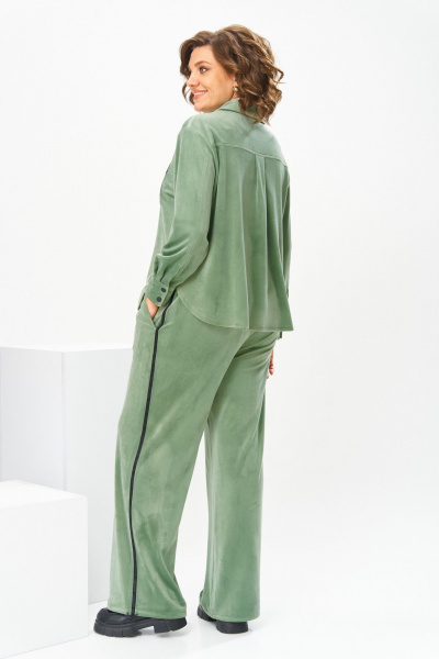 Брюки, жакет Romanovich Style 2-2857 оливковый - фото 9