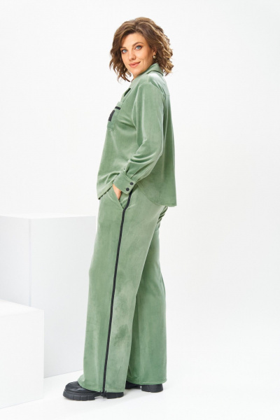 Брюки, жакет Romanovich Style 2-2857 оливковый - фото 8