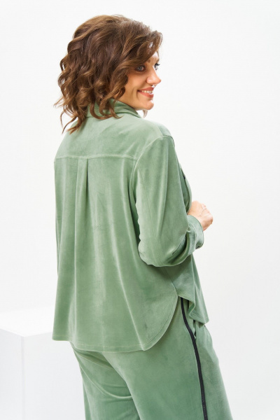 Брюки, жакет Romanovich Style 2-2857 оливковый - фото 7