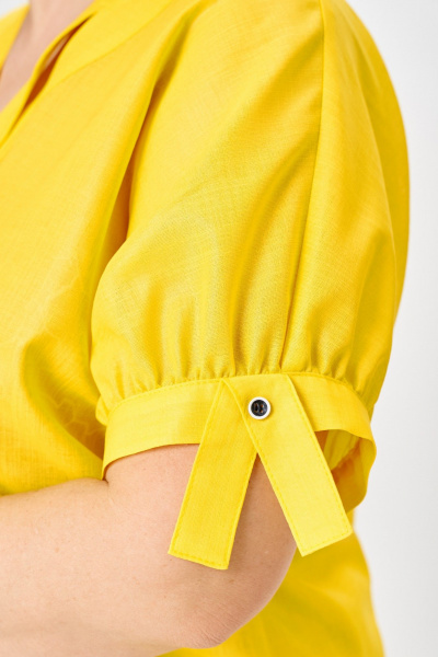 Блуза, брюки Romanovich Style 2-2896 желтый/белый - фото 6