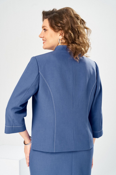 Жакет, платье Romanovich Style 3-2914 джинс - фото 12