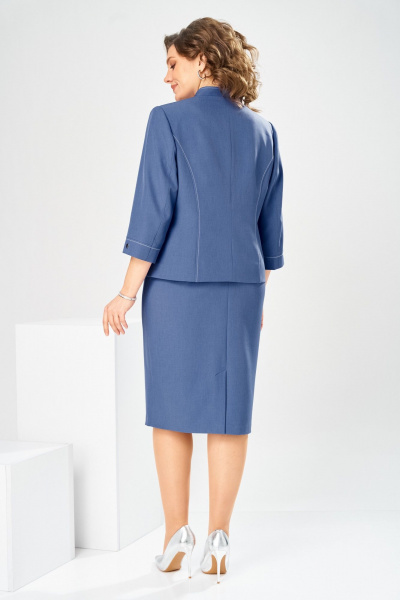 Жакет, платье Romanovich Style 3-2914 джинс - фото 13