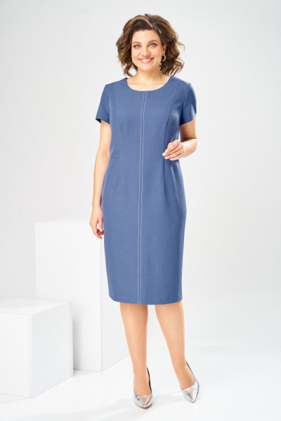 Жакет, платье Romanovich Style 3-2914 джинс - фото 15