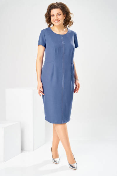 Жакет, платье Romanovich Style 3-2914 джинс - фото 14