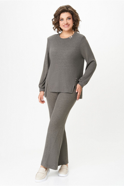 Блуза, брюки DaLi 5783.2 серый - фото 1
