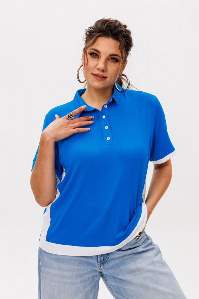 Футболка Anelli 1571 цунами - фото 7