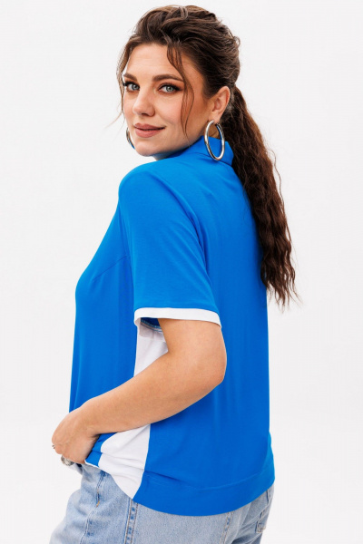 Футболка Anelli 1571 цунами - фото 5
