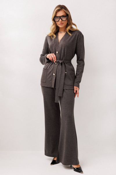 Брюки, кардиган Anastasia 1287 графит - фото 5