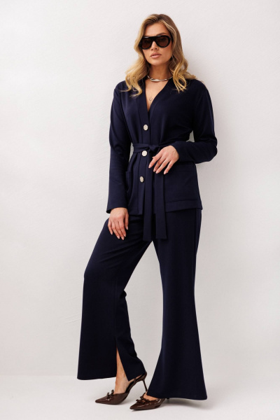 Брюки, кардиган Anastasia 1287 темно-синий - фото 7