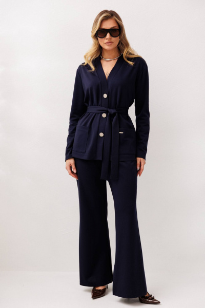 Брюки, кардиган Anastasia 1287 темно-синий - фото 5