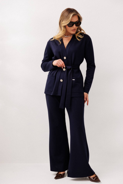 Брюки, кардиган Anastasia 1287 темно-синий - фото 1