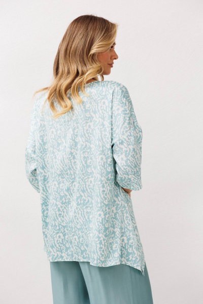 Блуза, брюки Anastasia 1341 бирюзовый - фото 7