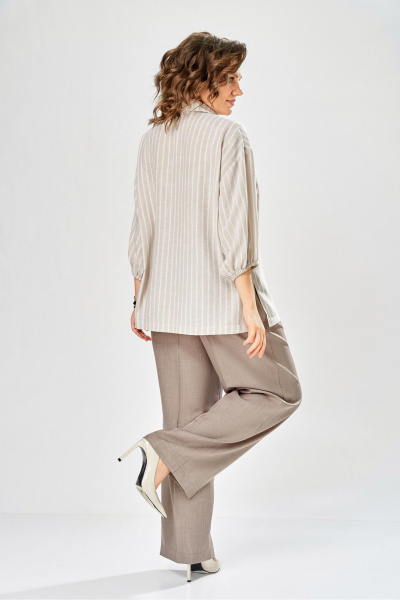 Блуза, брюки Ольга Стиль С-1017 - фото 3