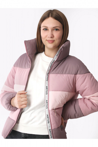 Куртка АРТУС 24С19-Р57 серая_орхидея - фото 6