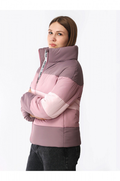 Куртка АРТУС 24С19-Р57 серая_орхидея - фото 5