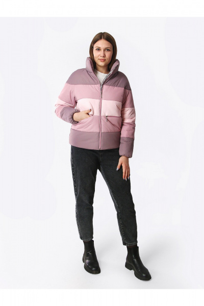Куртка АРТУС 24С19-Р57 серая_орхидея - фото 3